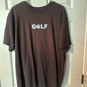 Golf Wang Men's Brown and White T-shirt